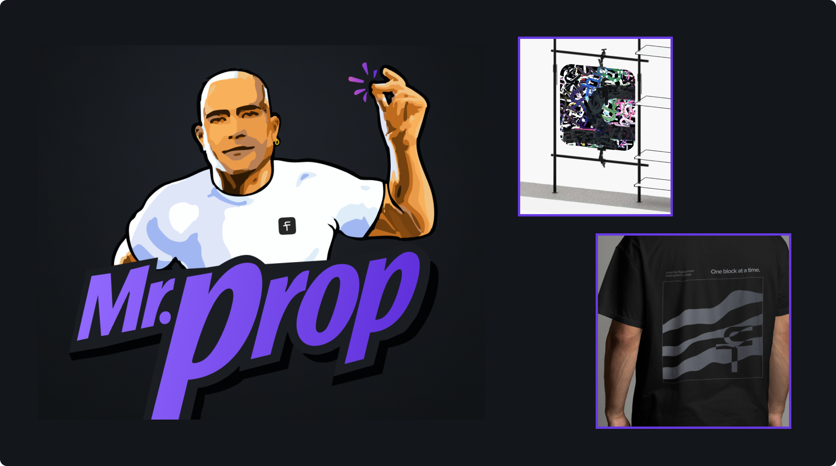 Flowdesk corporate design — apparel and brand assets